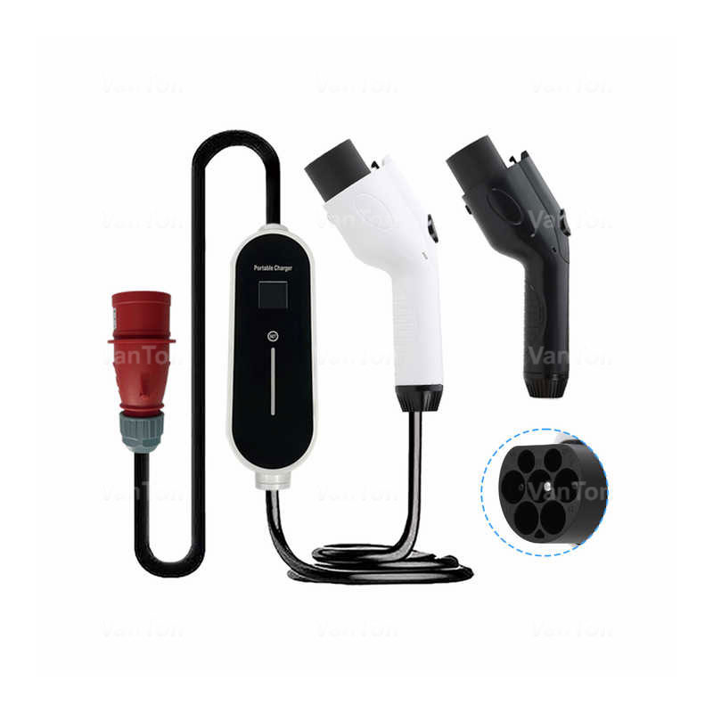11 кВт GBT Portable EV Зарядное устройство